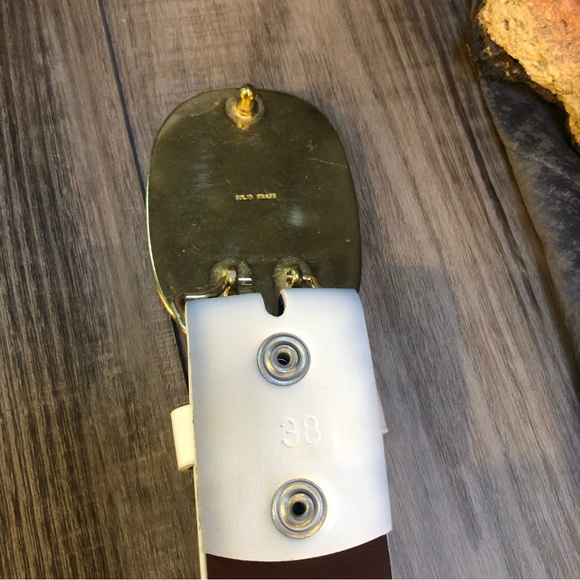 Aquamarine Encrusted Belt Buckle & Belt - Picture 3 of 7